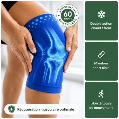 Genouillère Thermique 360° Chaud & Froid – Récupération Articulaire